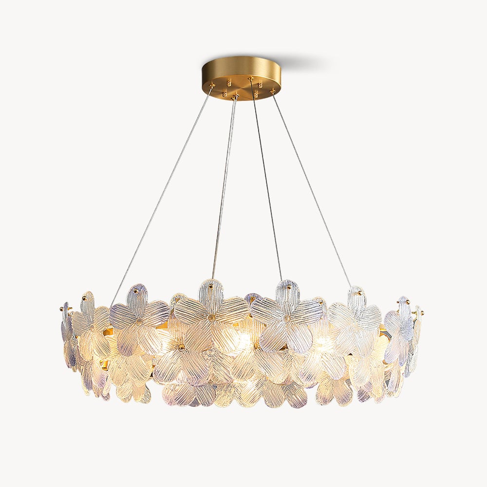 Charlotte Glass Flower Chandelier