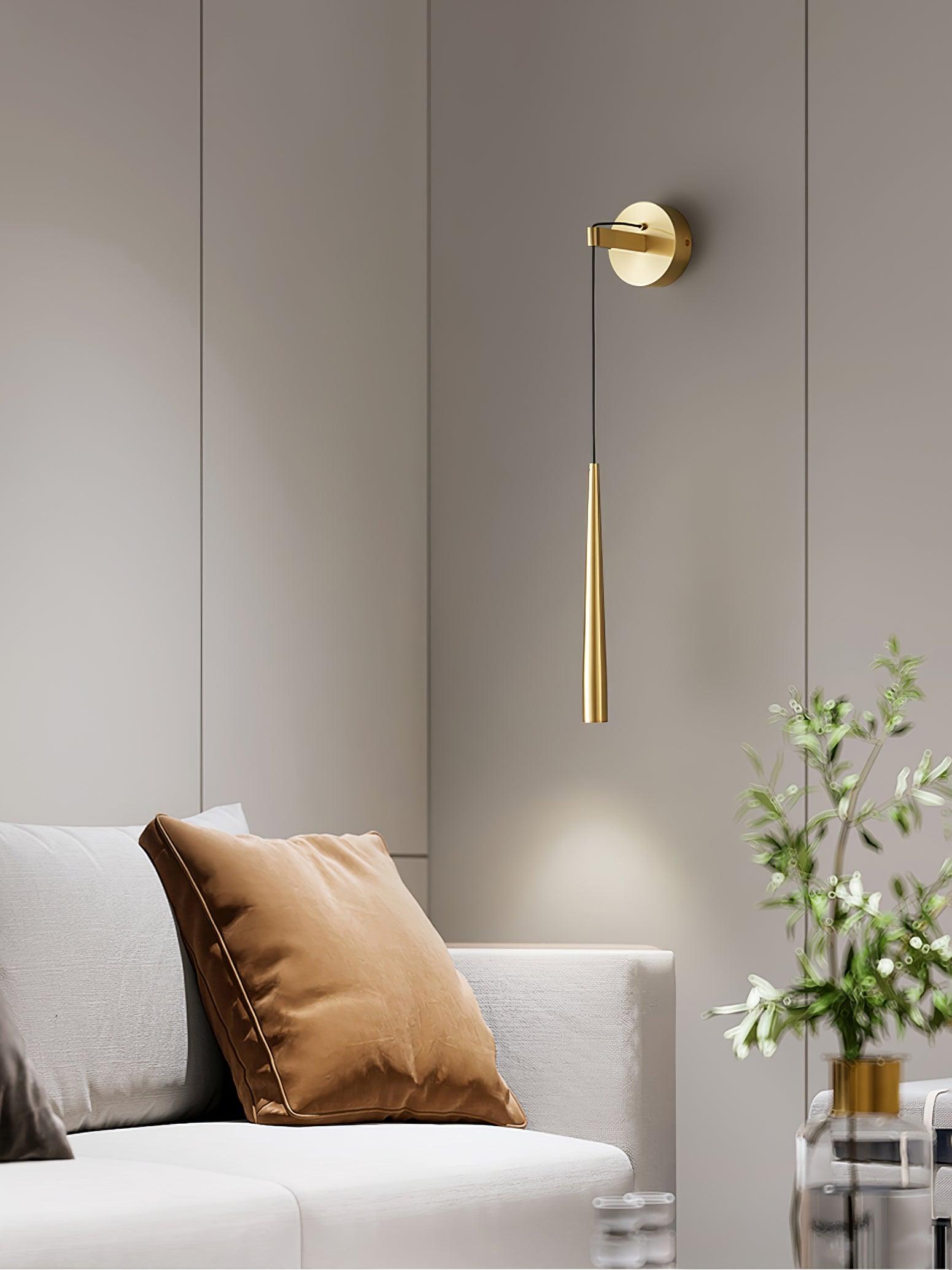 クリスタルコニカルウォールランプ