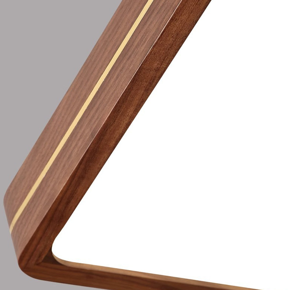 シンプルなスクエア型調光機能付き寝室用LEDシーリングライト