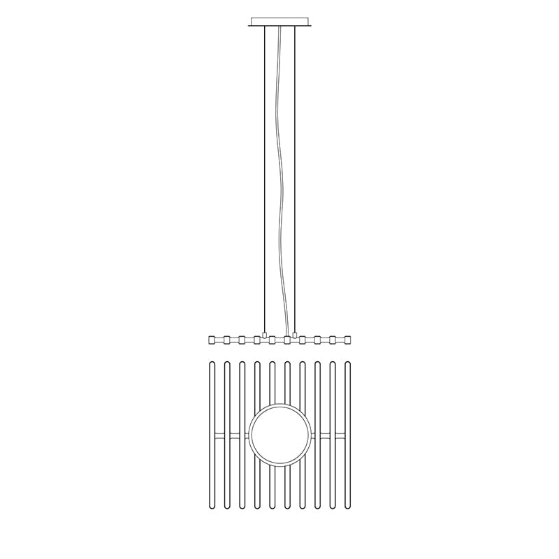 ピアノキー ブラックシャンデリア