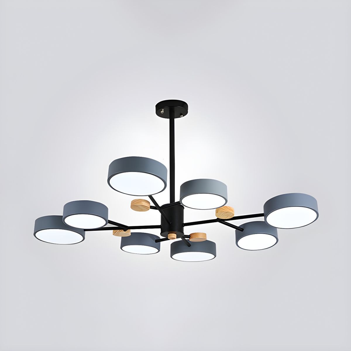 リビングルームに最適なモダンなアクリル製LED吊り下げライト