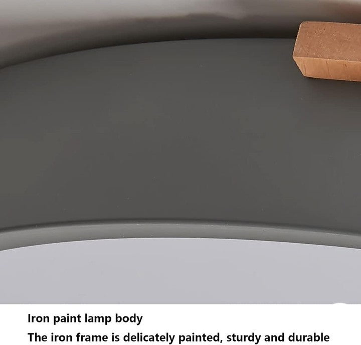 寝室に最適なシンプルな木製LEDシーリングライト