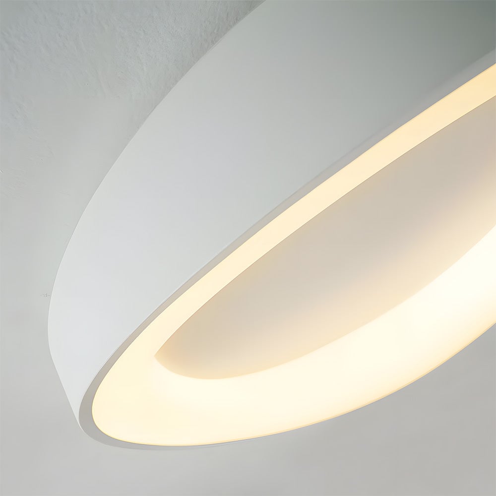 寝室用北欧クリームスタイルアクリルLEDシーリングライト