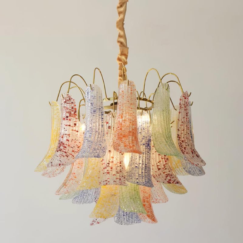 Venini Glass Chandelier