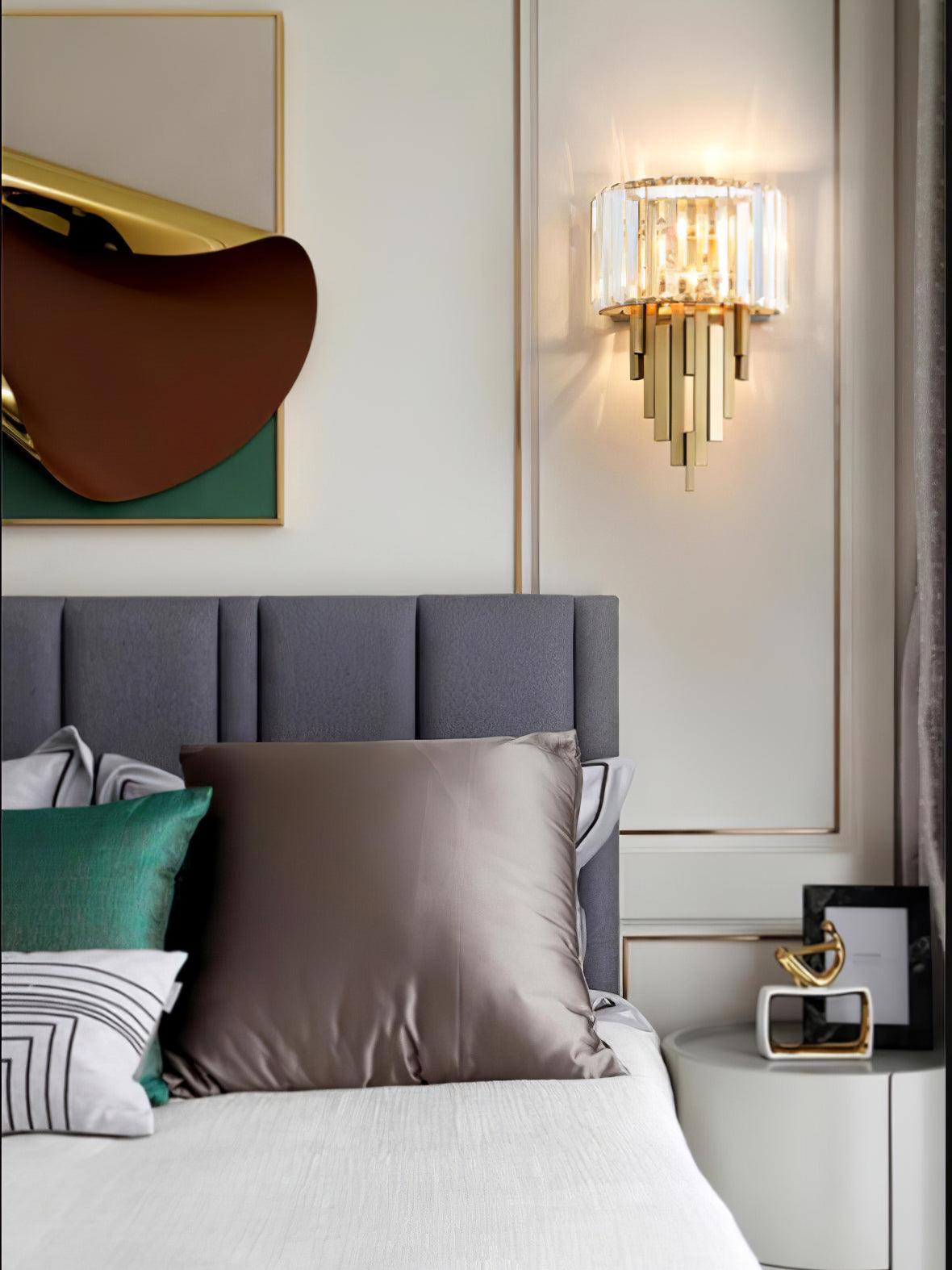 キューブクリスタルウォールランプ