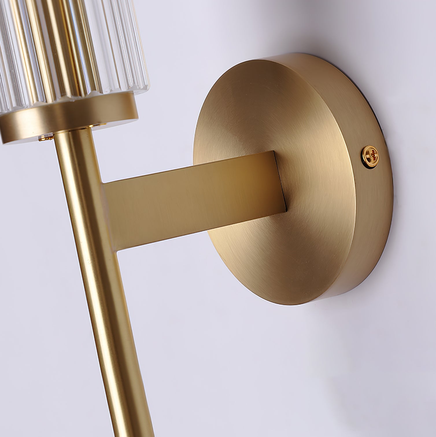 ガラスリニア真鍮ウォールライト