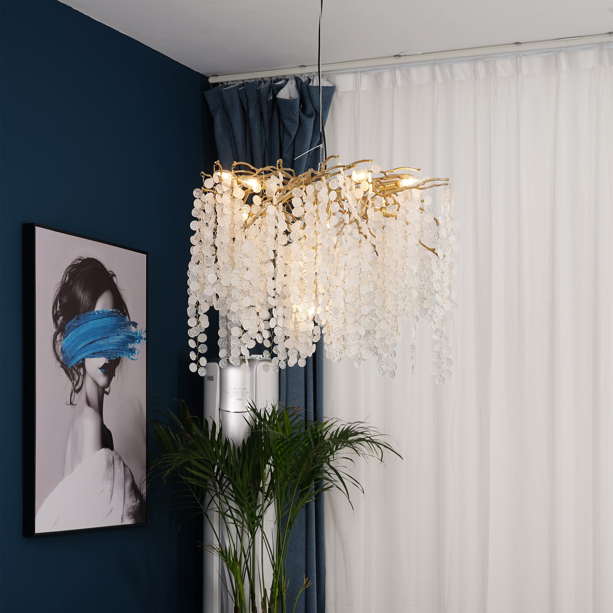 野田史郎クリスタルシャンデリア