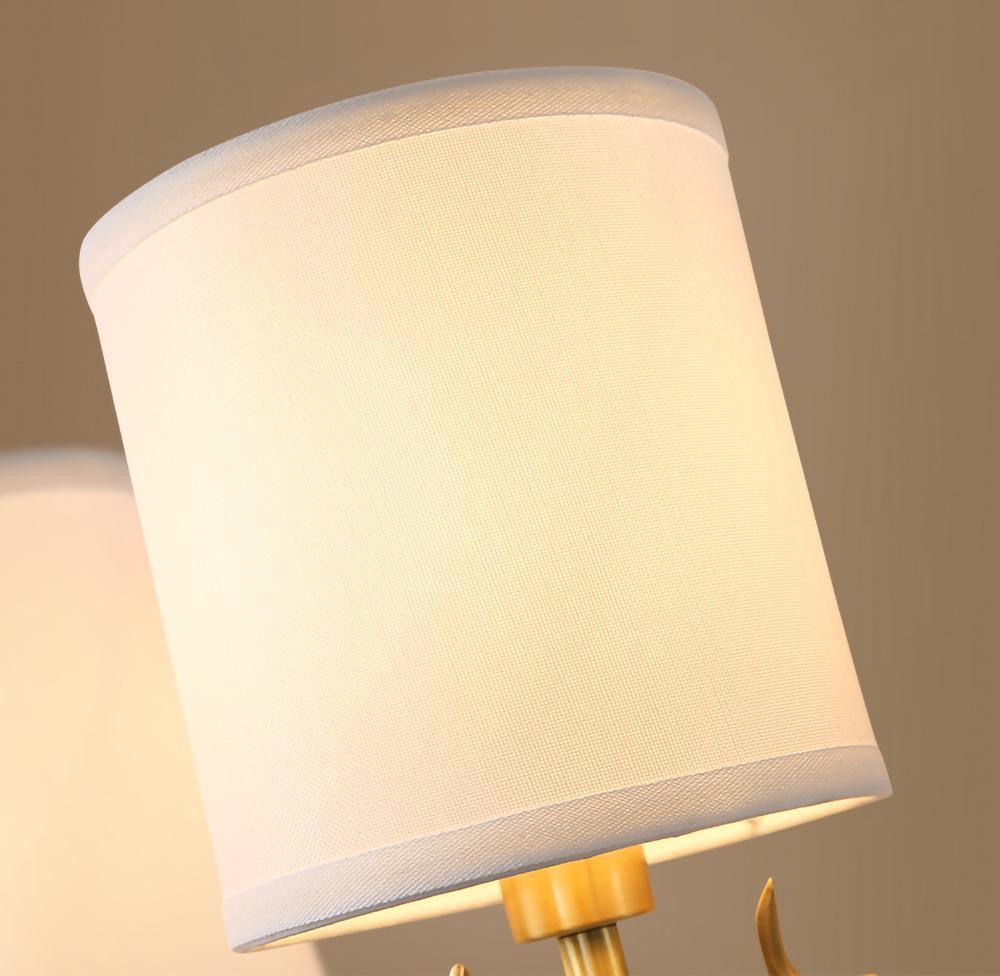 真鍮製鹿の頭のウォールライト