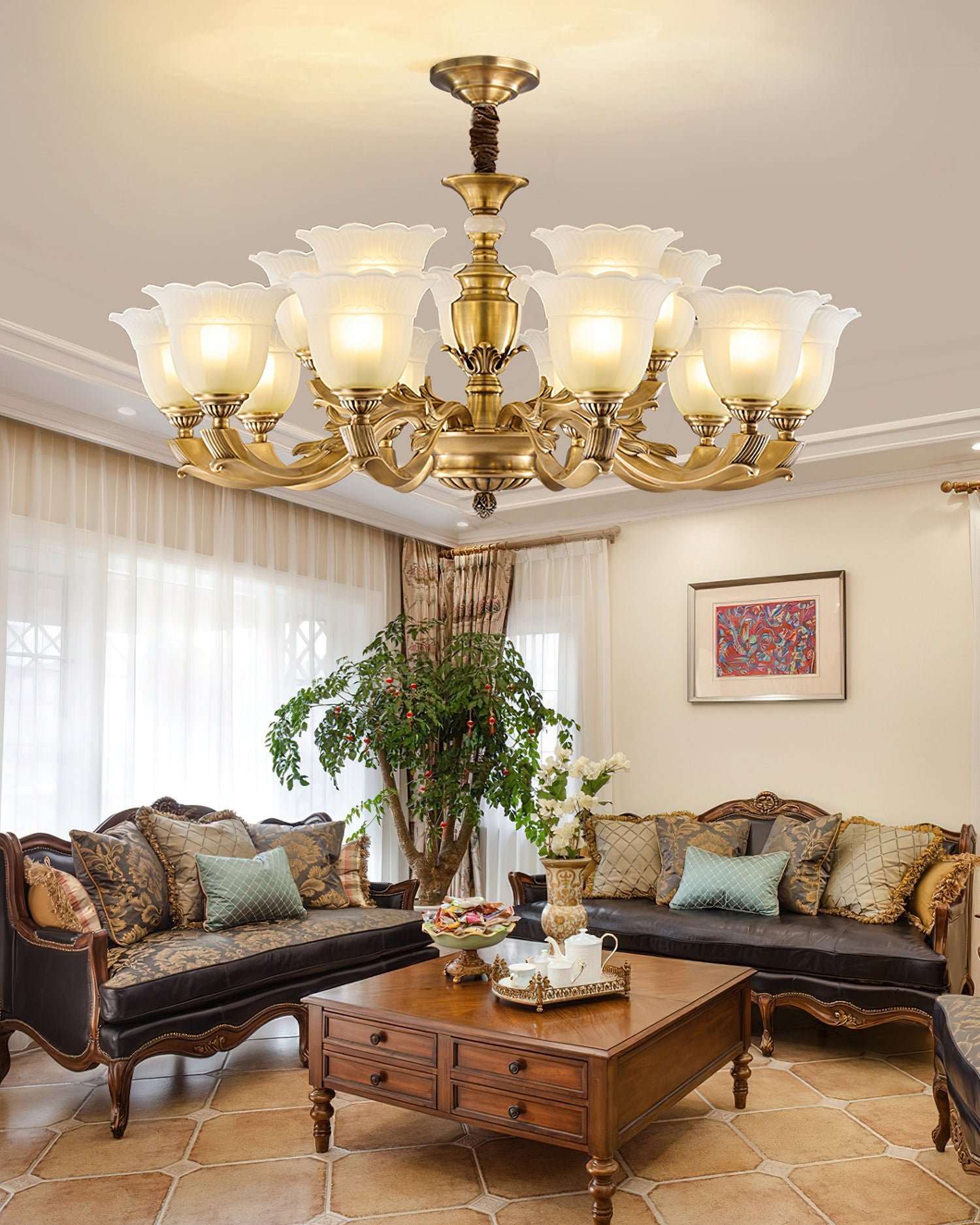 Pannon Floral Chandelier