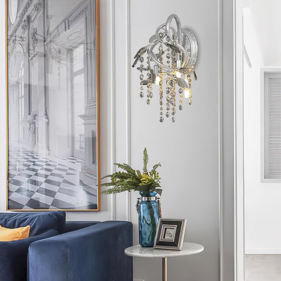 秋のトワイライトウォールランプ