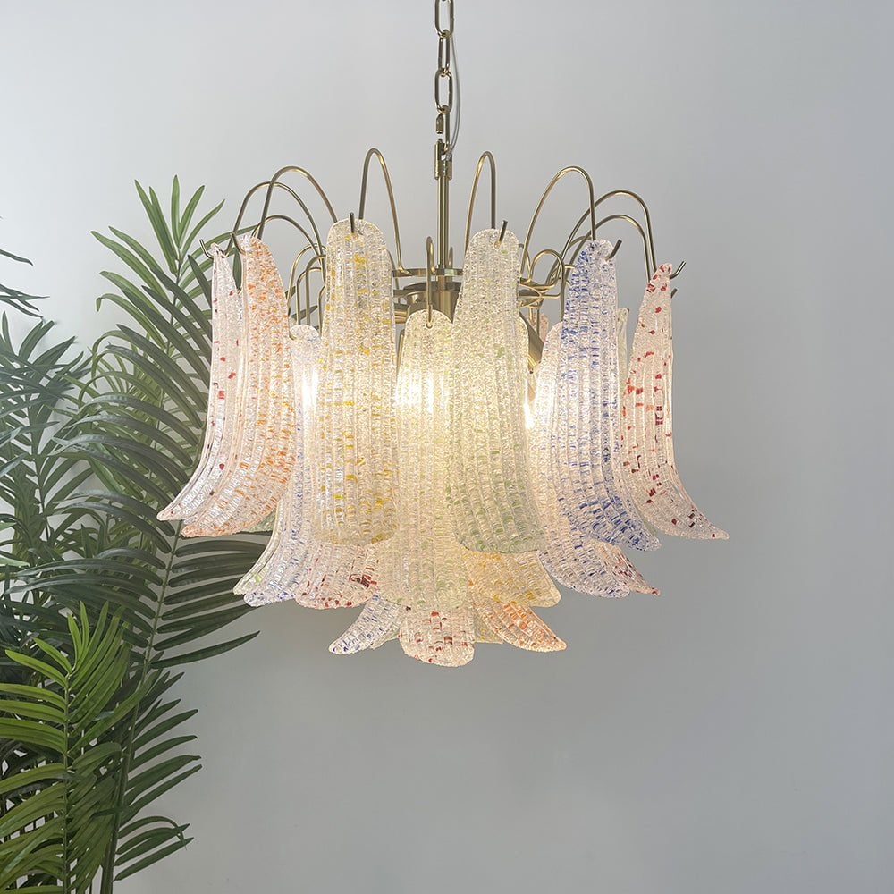 Venini Glass Chandelier