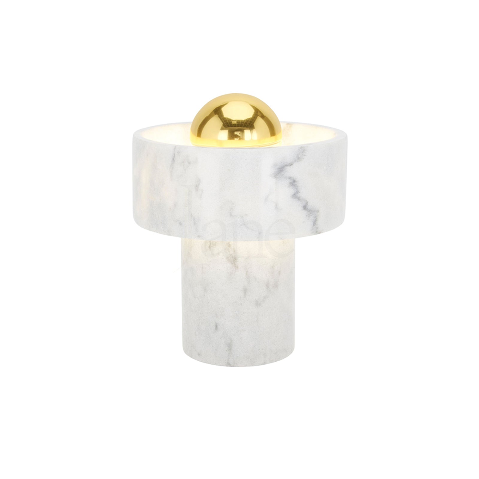 石のテーブルランプ