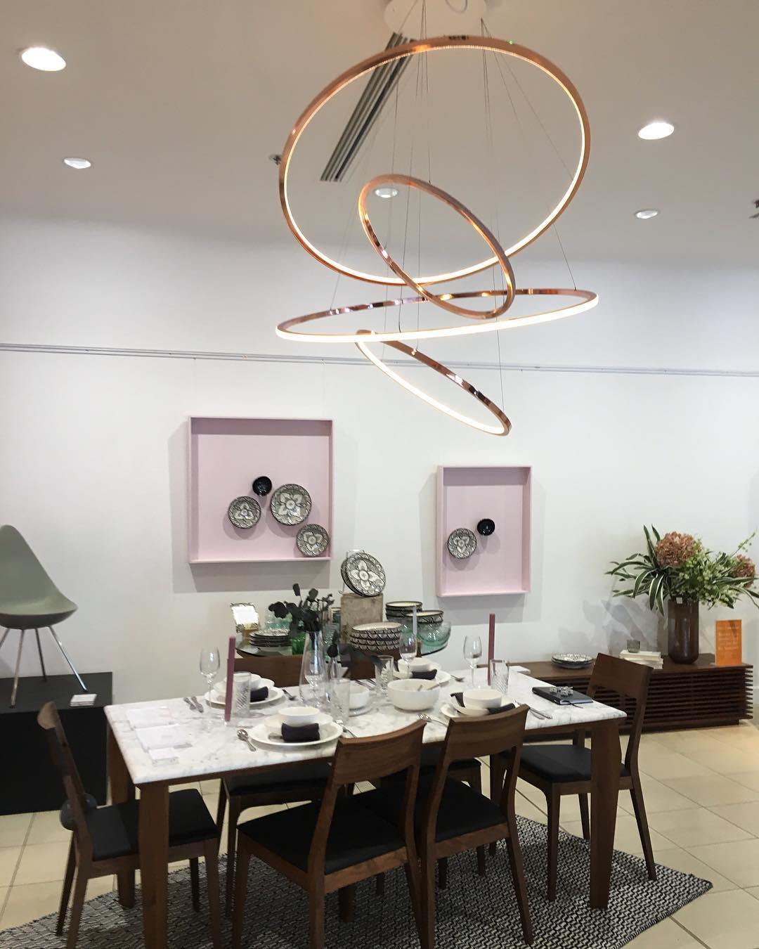 ロホヤのゴールドシャンデリア