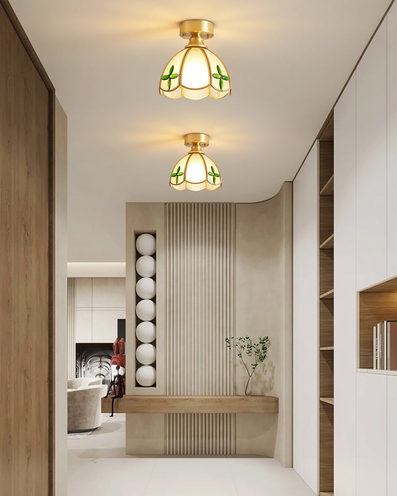 ティファニー フローラル シーリング ランプ