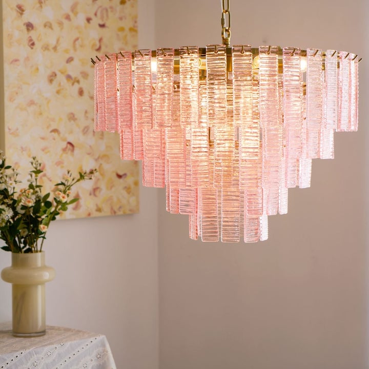Opalora Pink Chandelier
