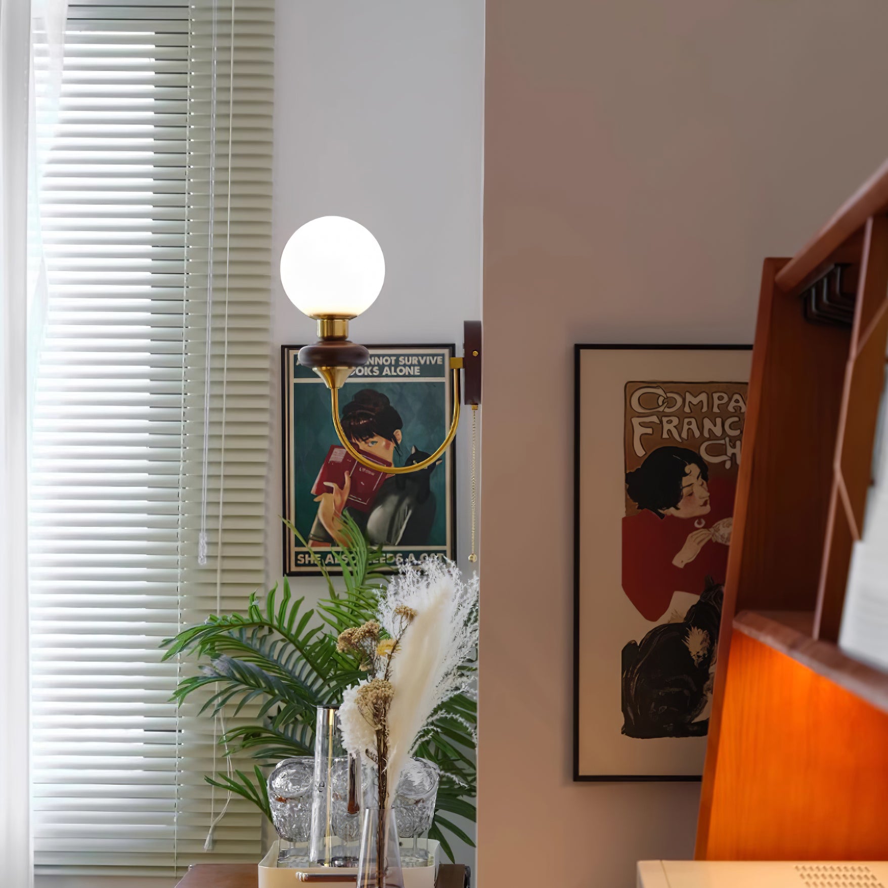 ジョアン木製ウォールライト