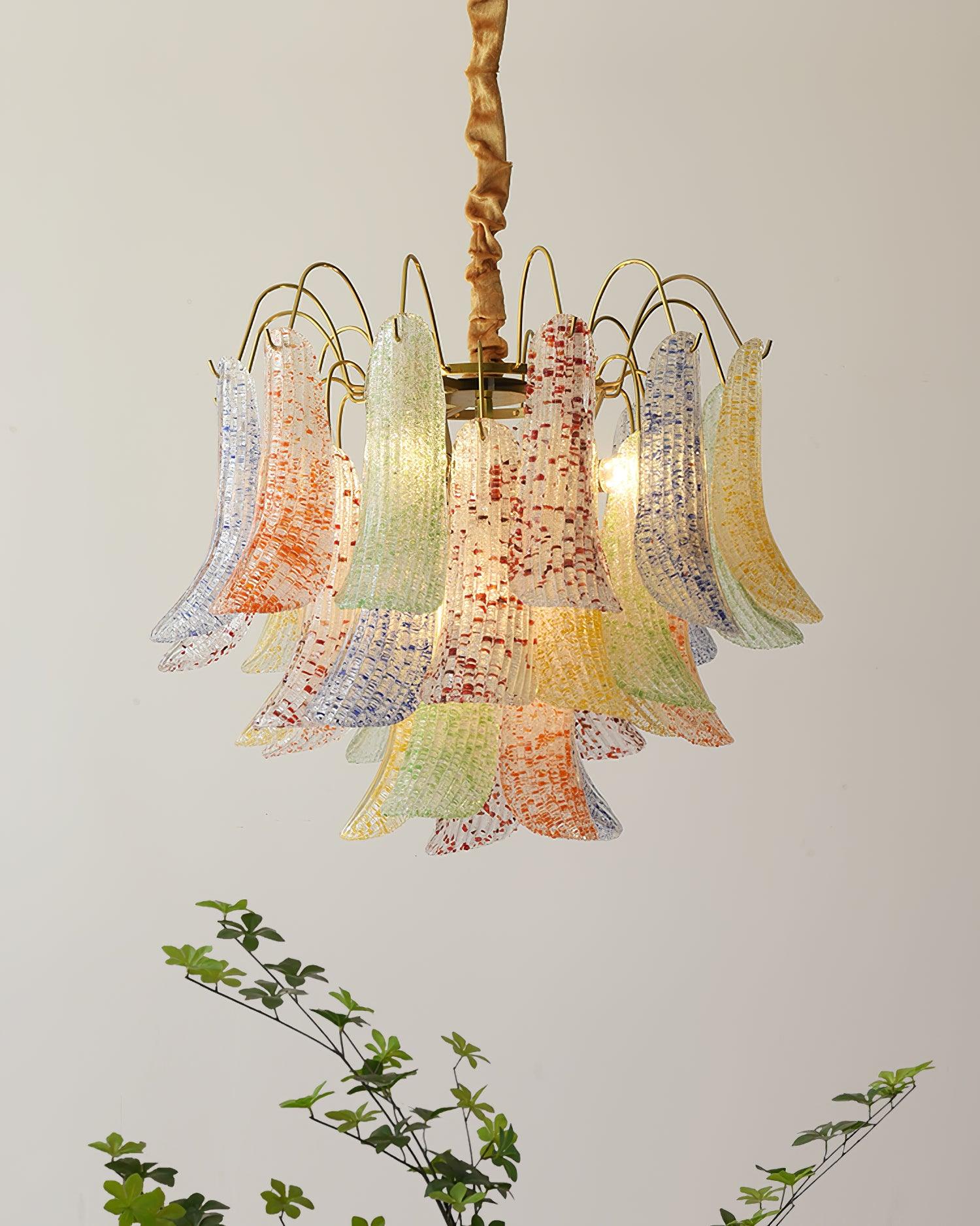 Venini Glass Chandelier