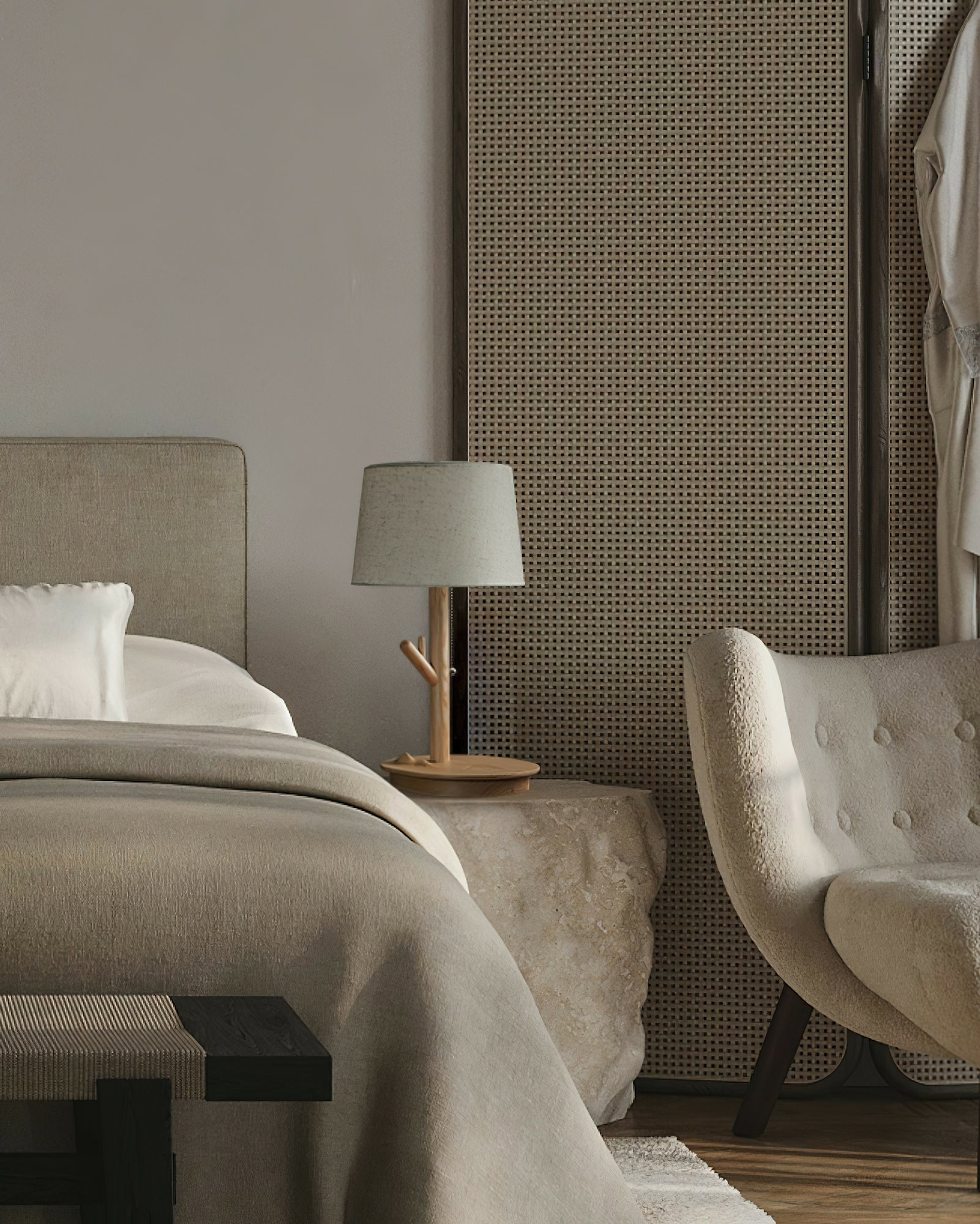 小枝テーブルランプ