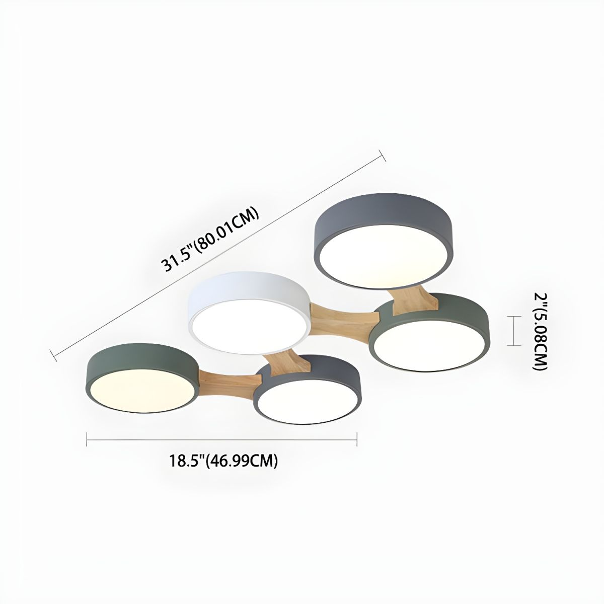 モダンなLED寝室用シーリングライト