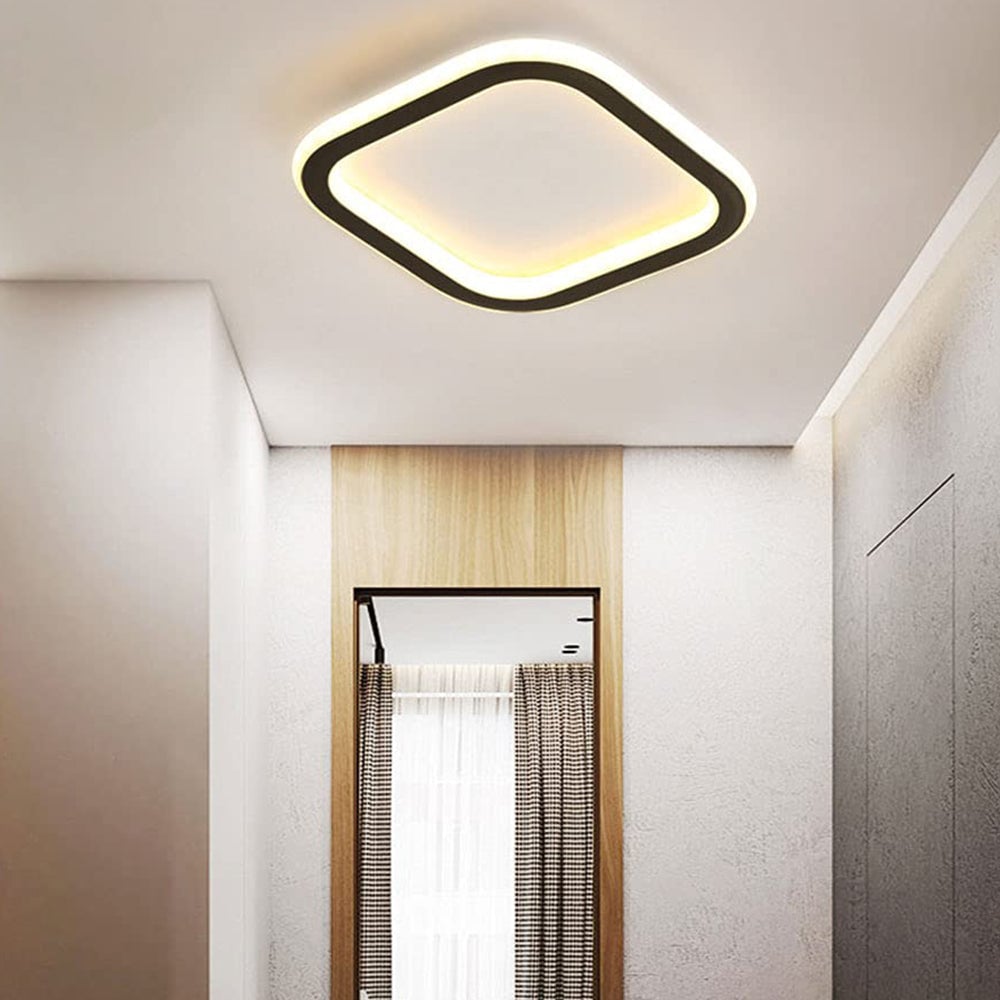 寝室に最適なモダンな鉄製LEDシーリングライト