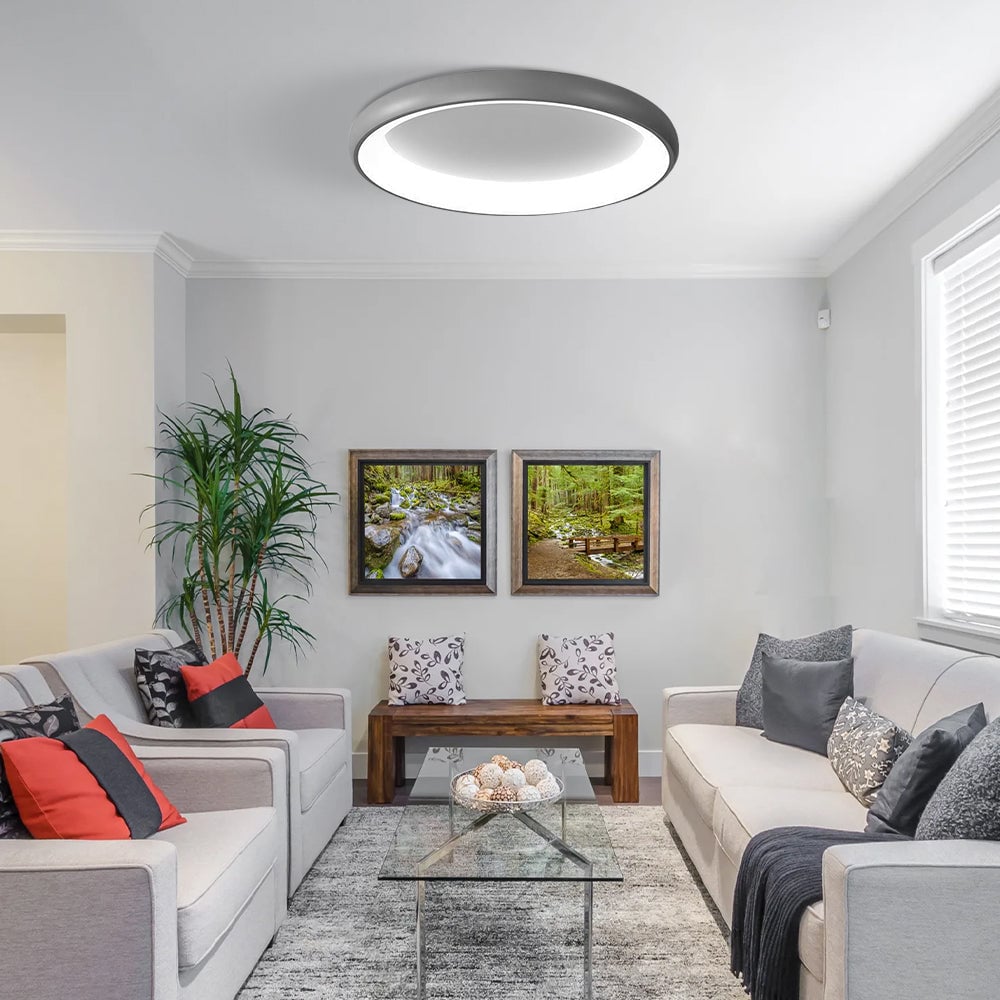 天井に近接するモダンなLEDフラッシュシーリングライト