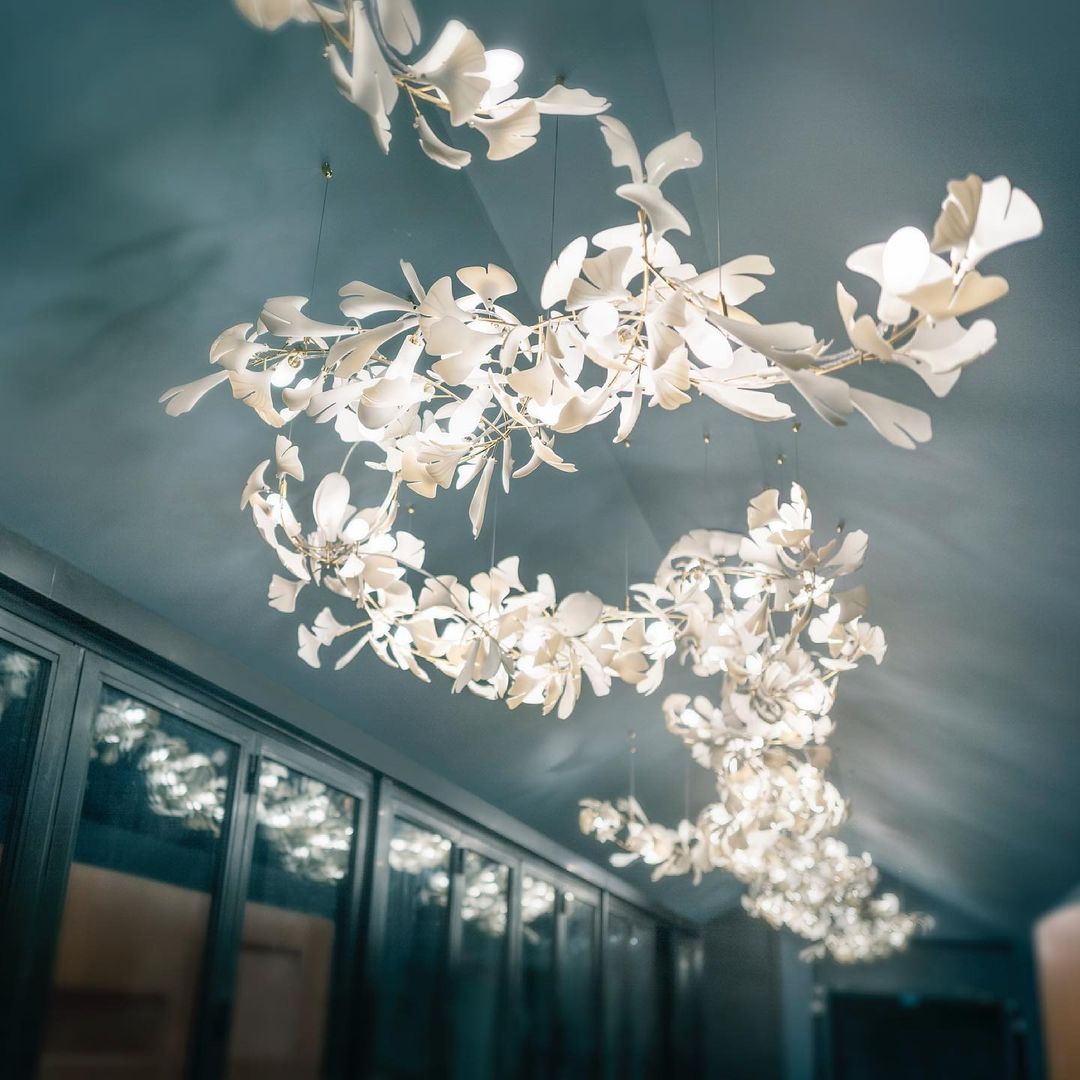 Gingko Chandelier B