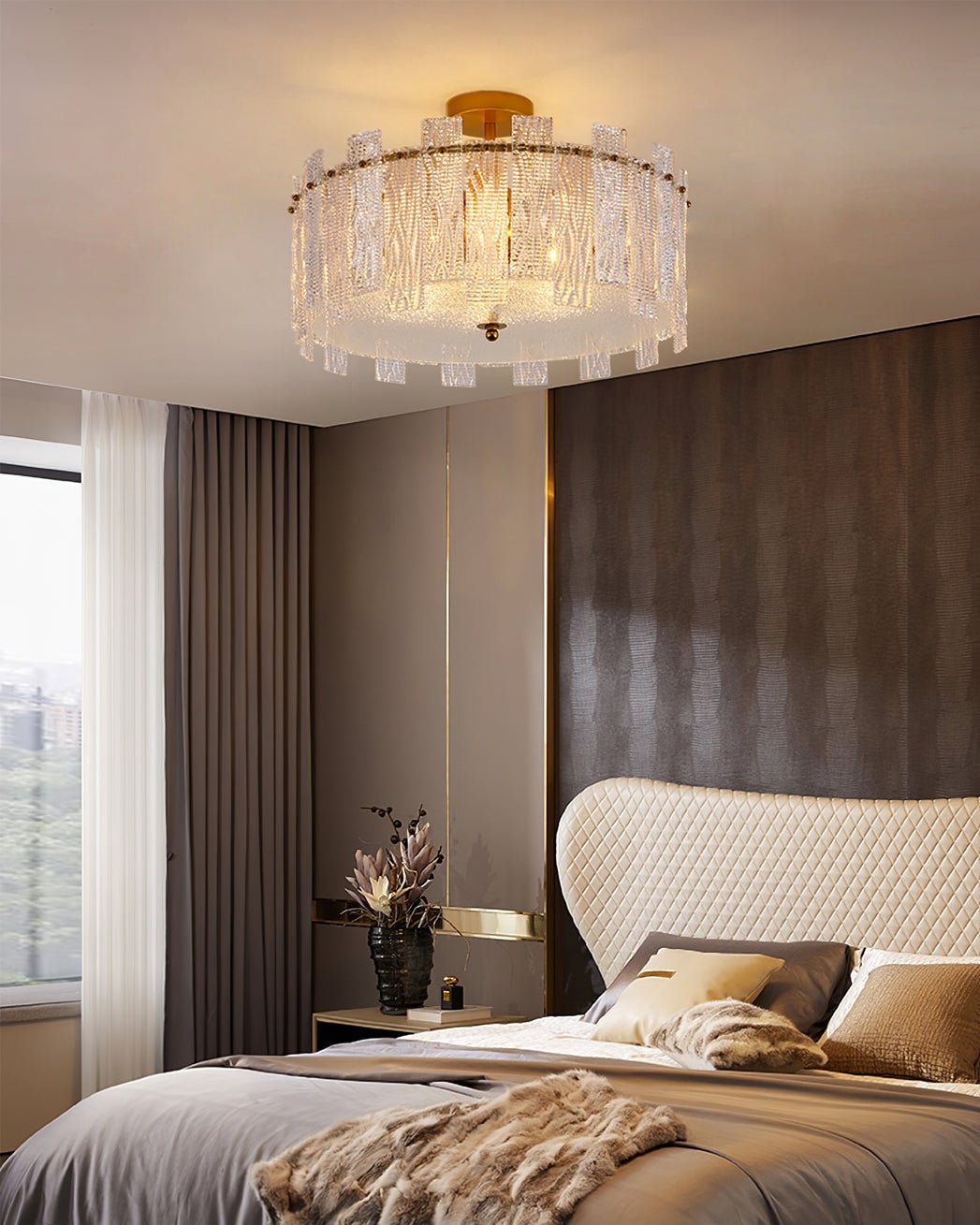 Scattered Glass Ceiling Lamp