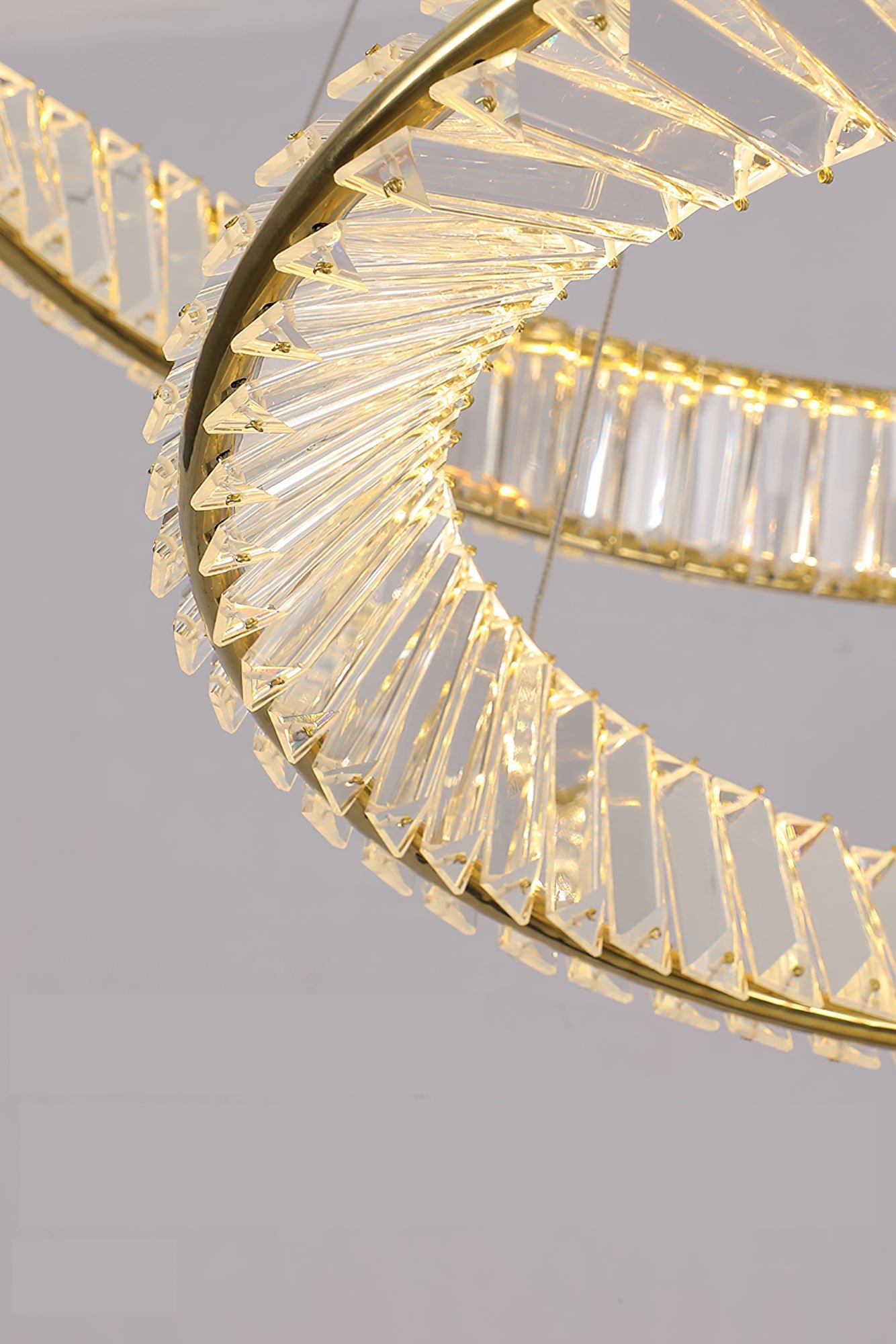 Ous クリスタル リング シャンデリア