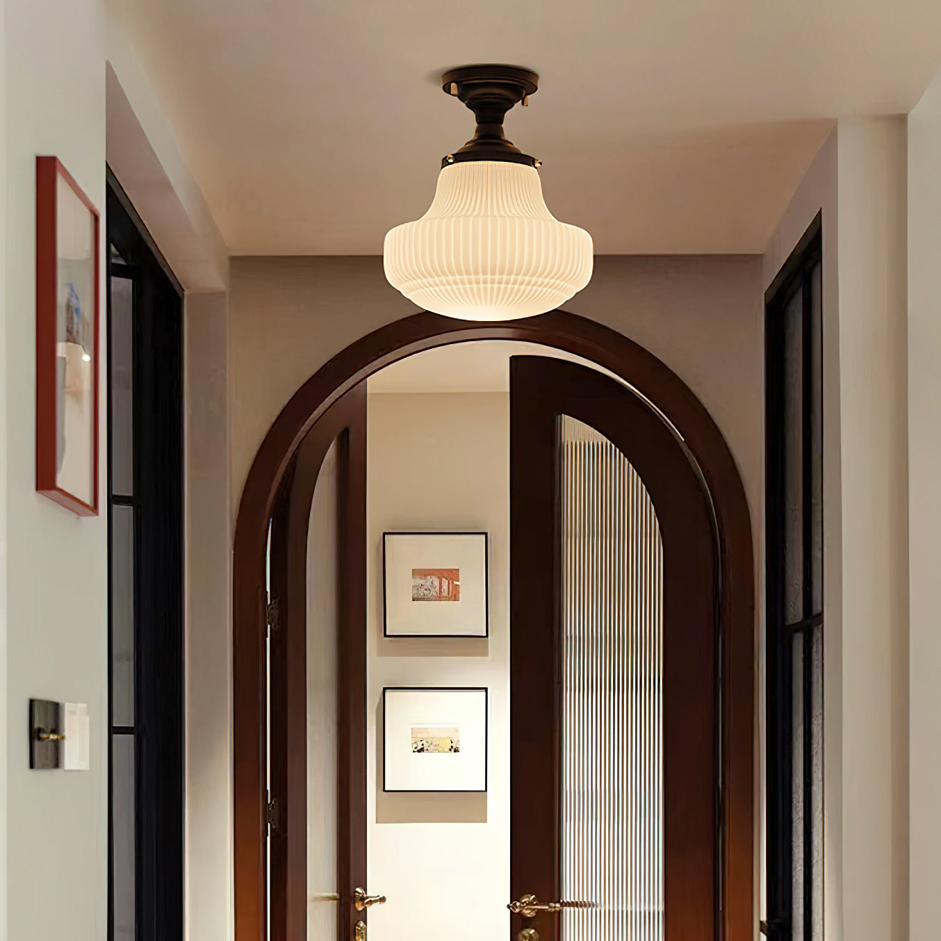 校舎のシーリングライト