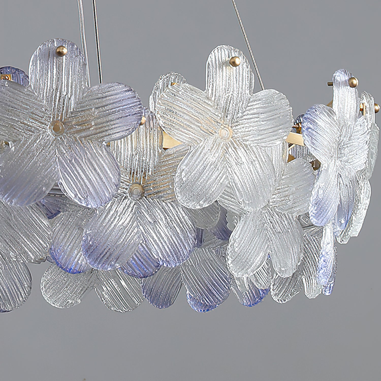 Charlotte Glass Flower Chandelier