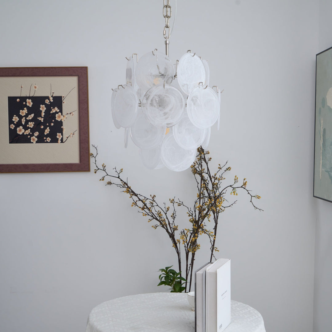 Loire Valley Glass Chandelier