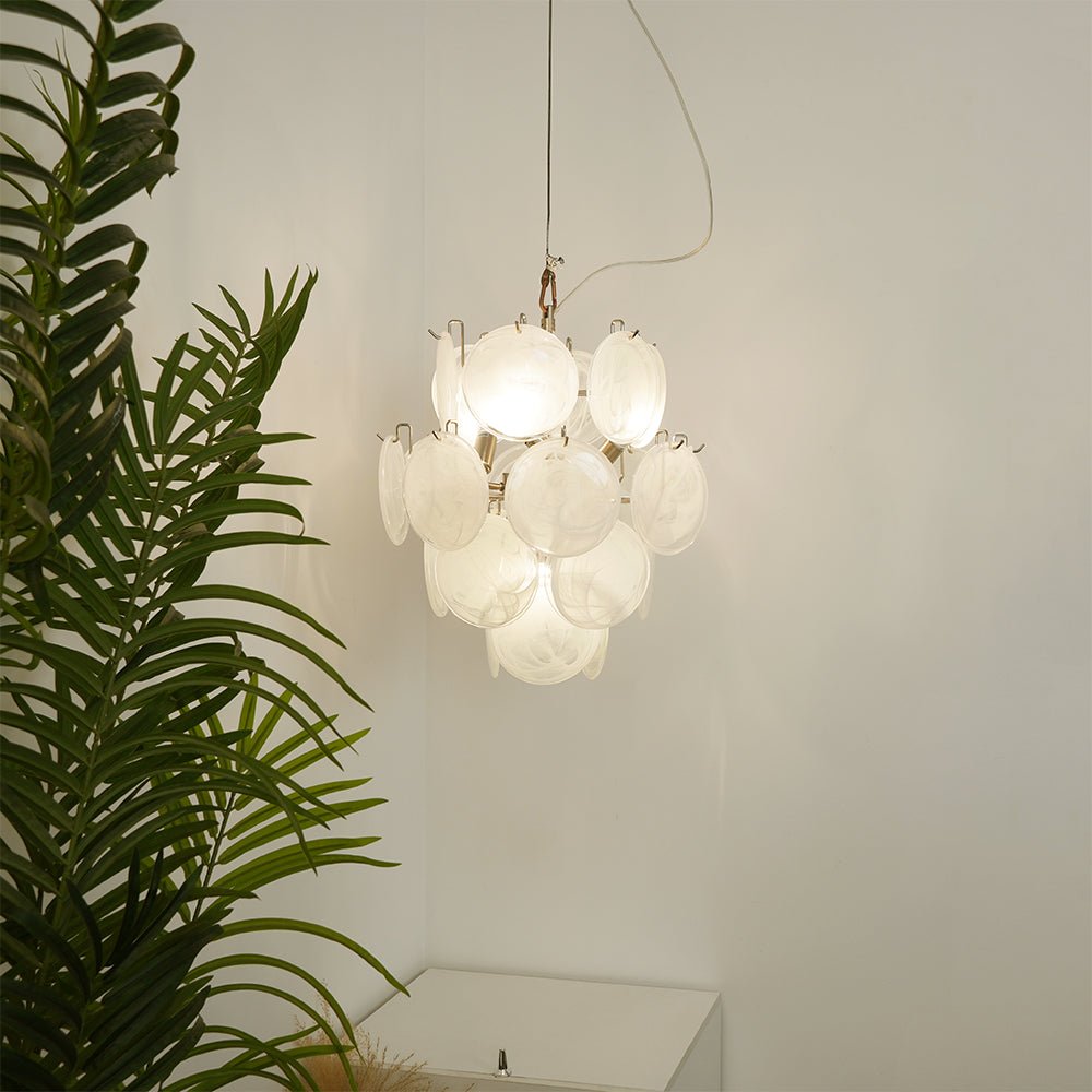 Loire Valley Glass Chandelier