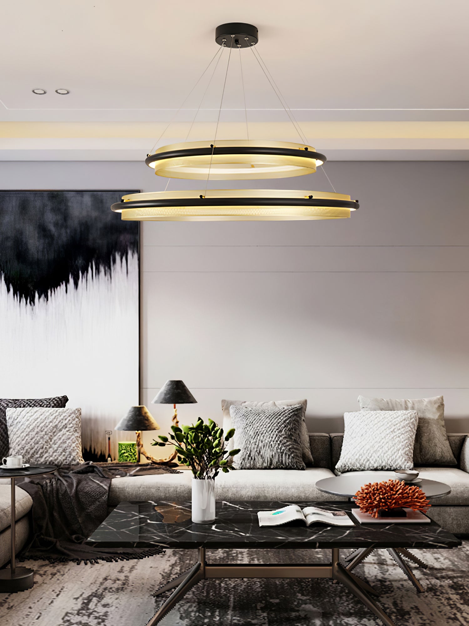 アクリルLEDシャンデリア