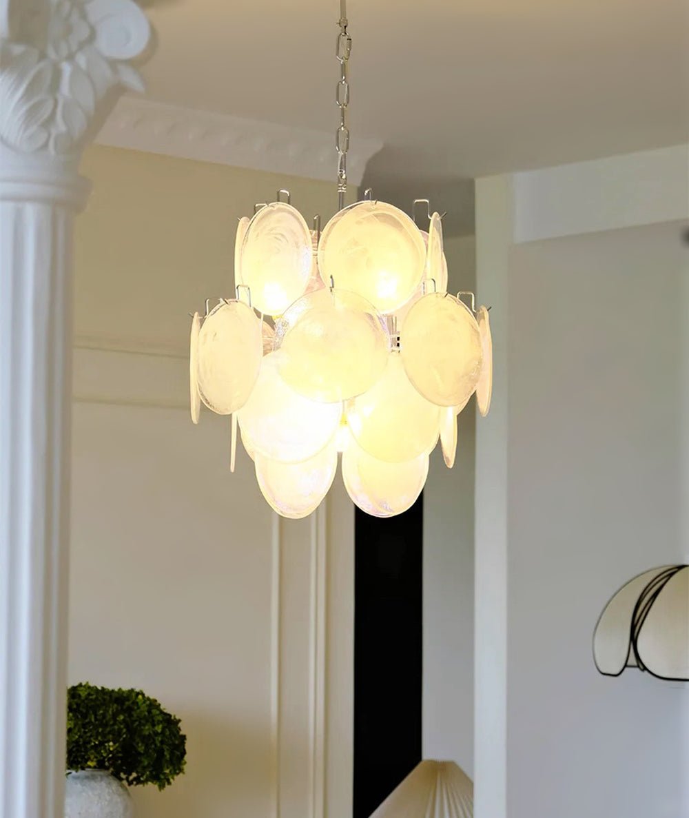 Loire Valley Glass Chandelier