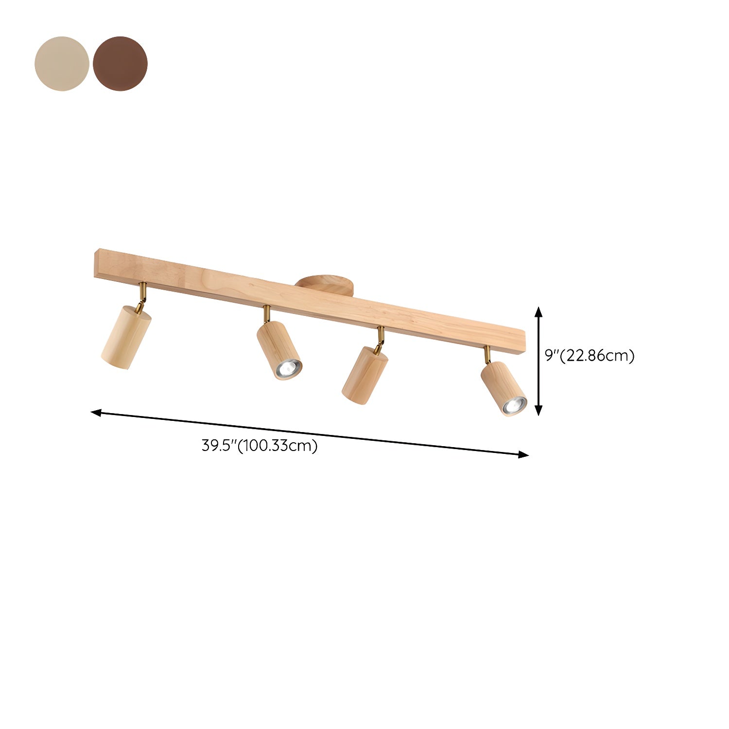 天然木ビームスポットライトライト