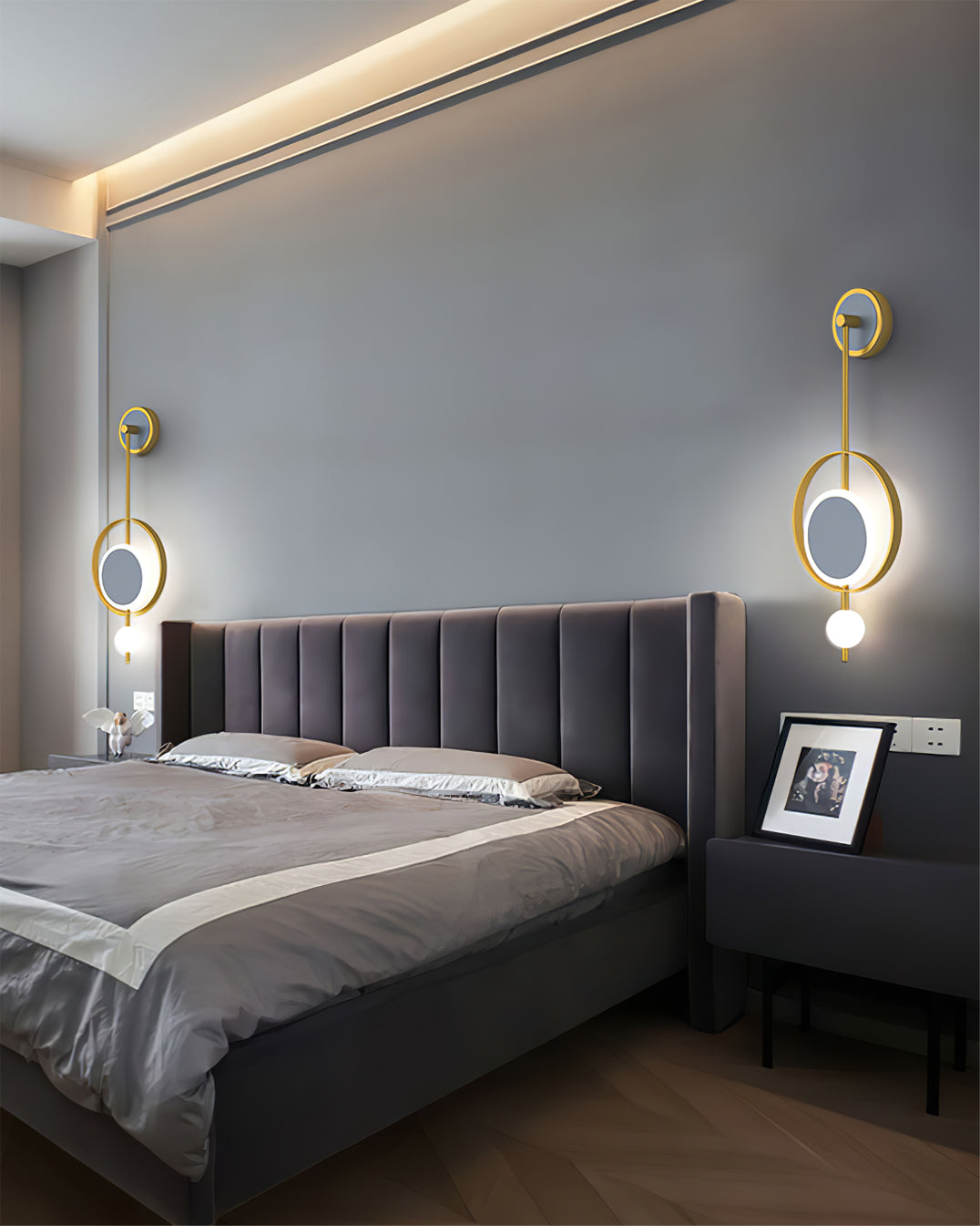 ダブルリングウォールランプ