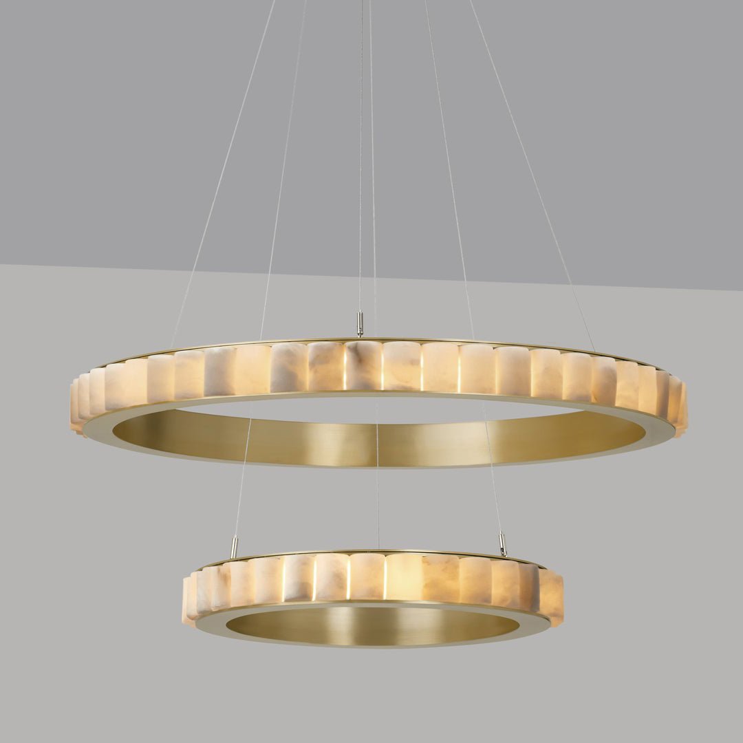 Avalon alabaster Chandelier