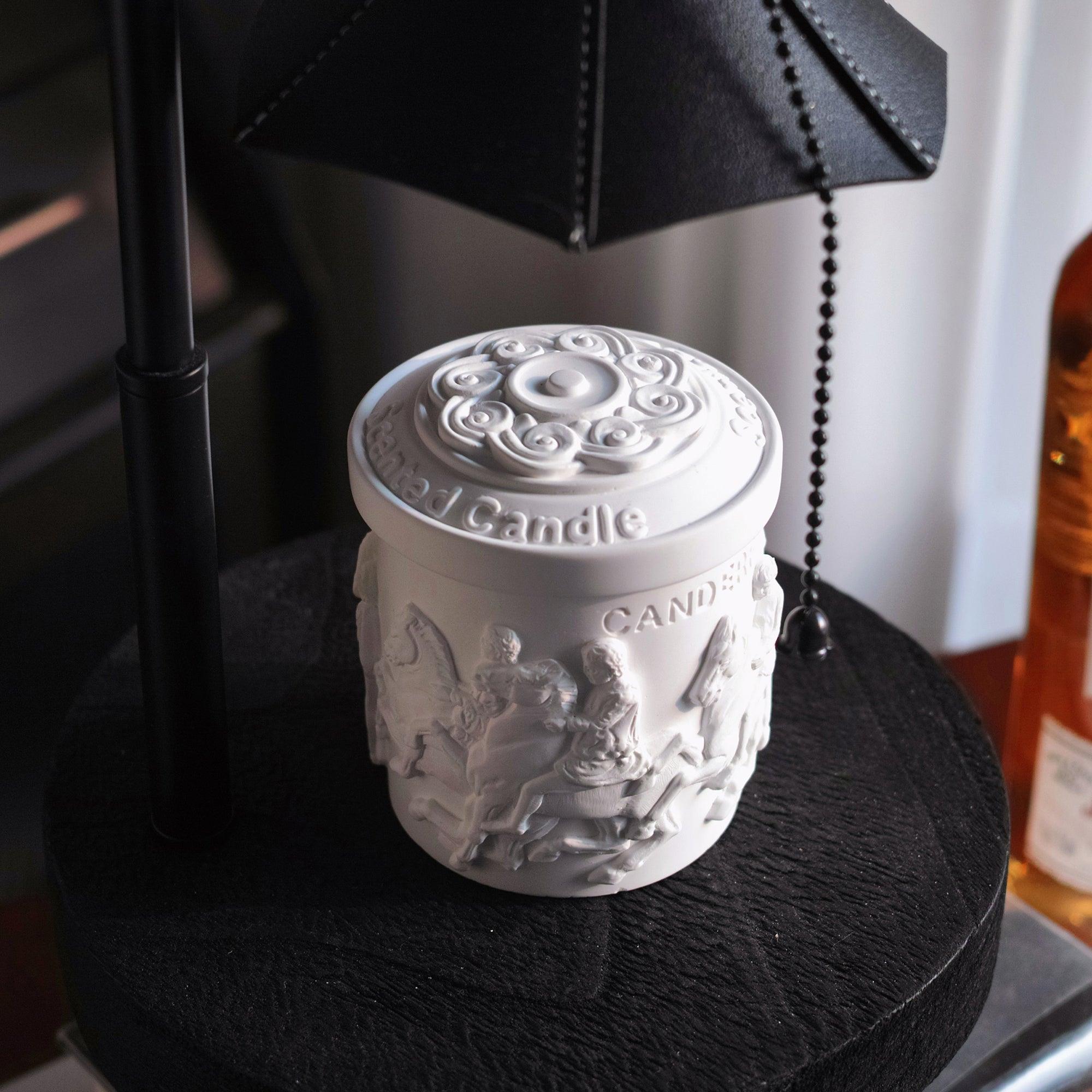 コルデロ木製スツールテーブルランプ