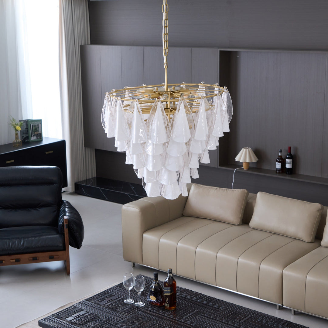 Lunara White Chandelier