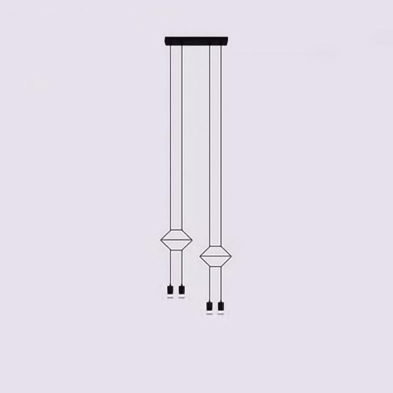 Lines 2D Hanging lamps