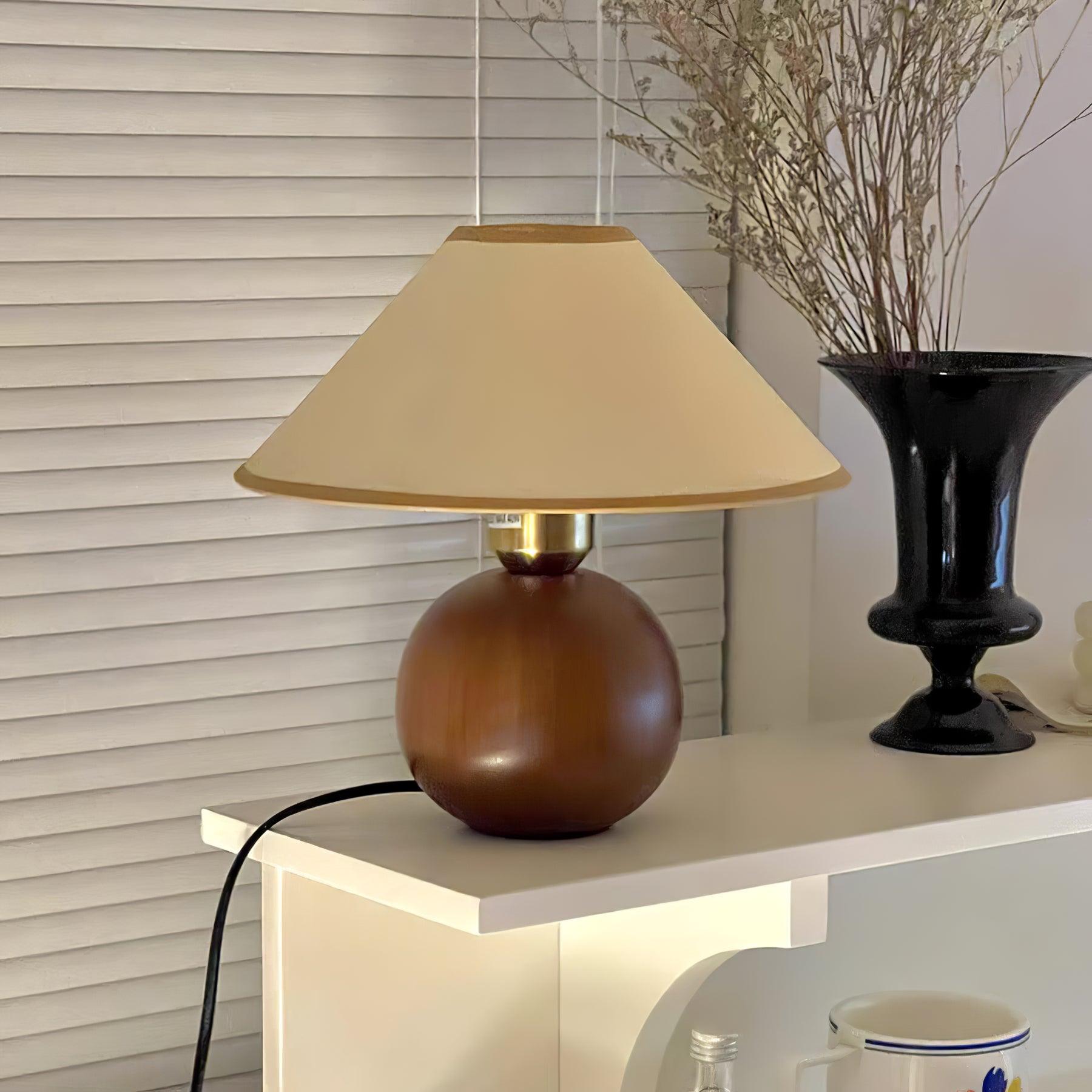 Cankut Wood Table Lamp