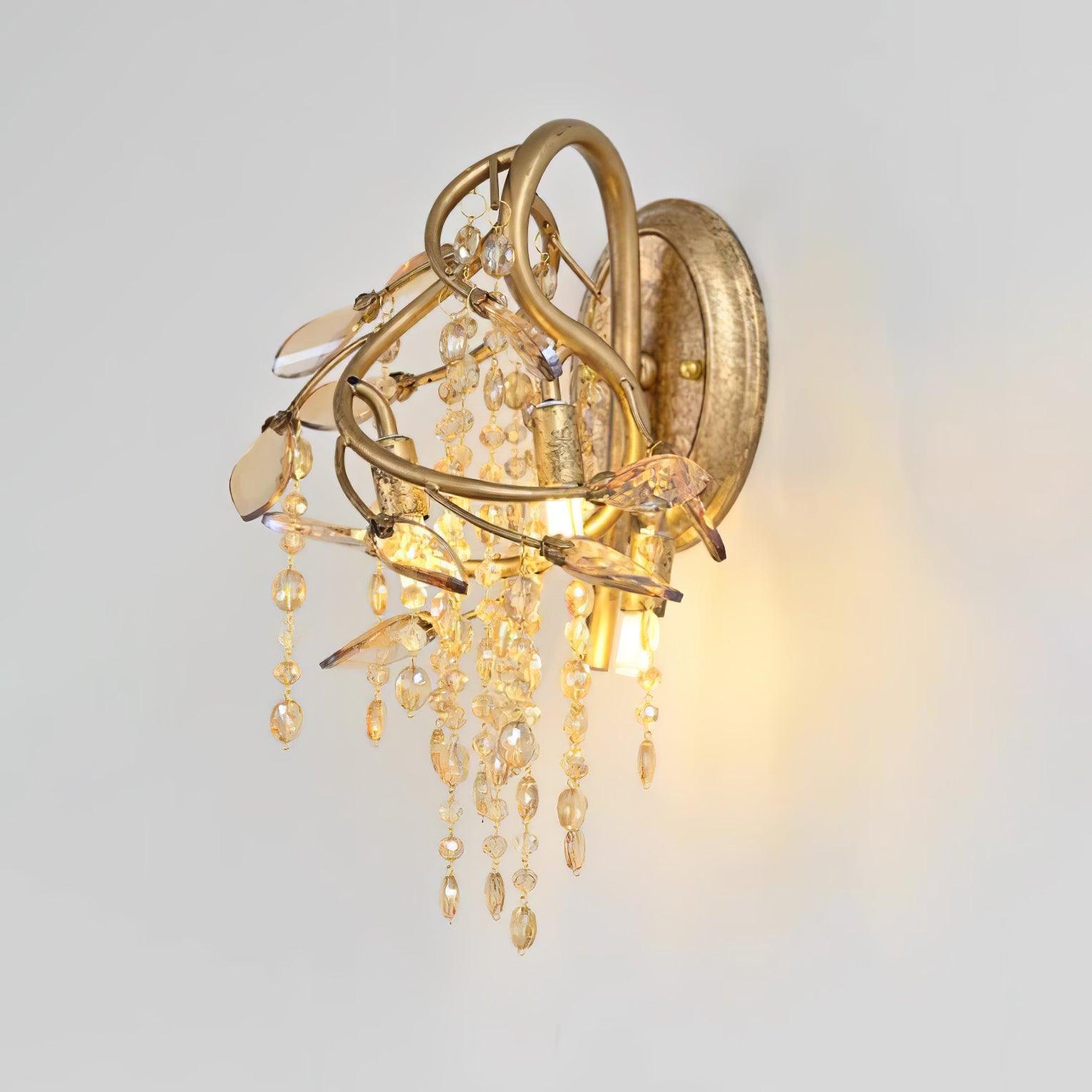 秋のトワイライトウォールランプ