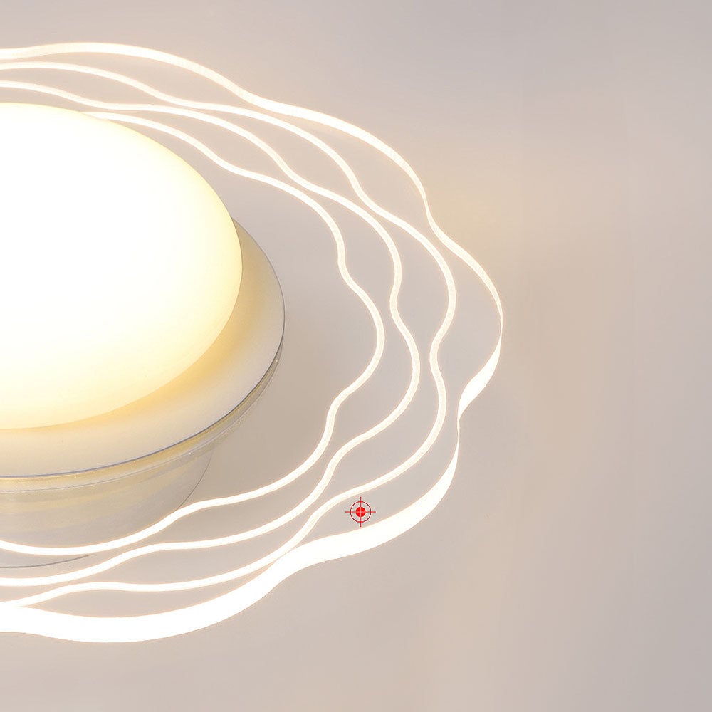 アールデコ調のクリエイティブなアクリル製寝室用LEDシーリングライト