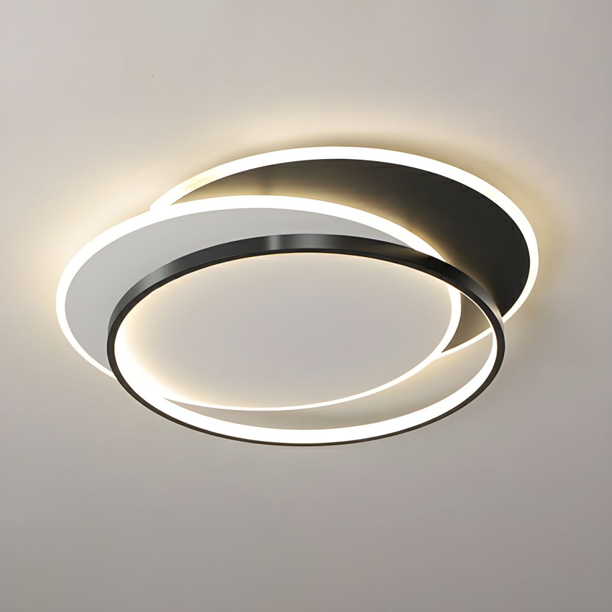 リビングルーム用工業用アイアンブラックフラッシュLEDシーリングライト