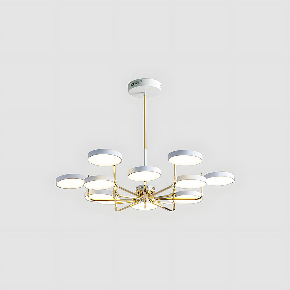 北欧風クリエイティブアイアンリビングルームLEDシーリングライト