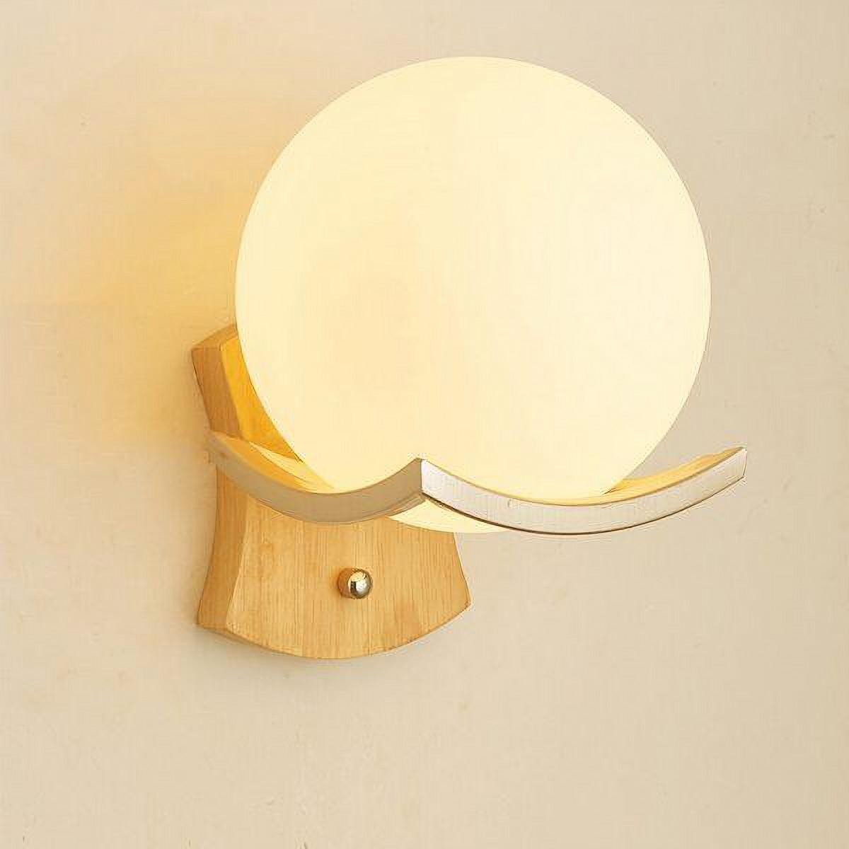 屋内モダンな木製ウォールランプ