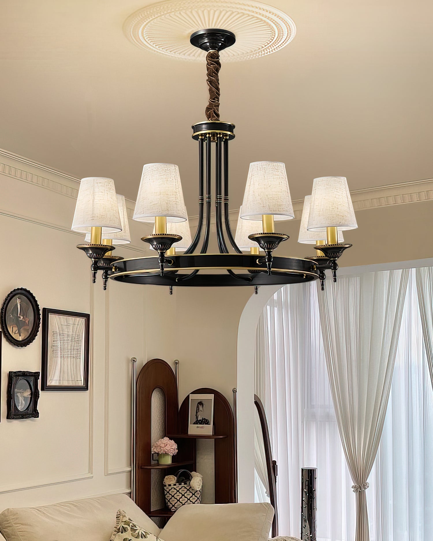 Myrna Fabric Chandelier