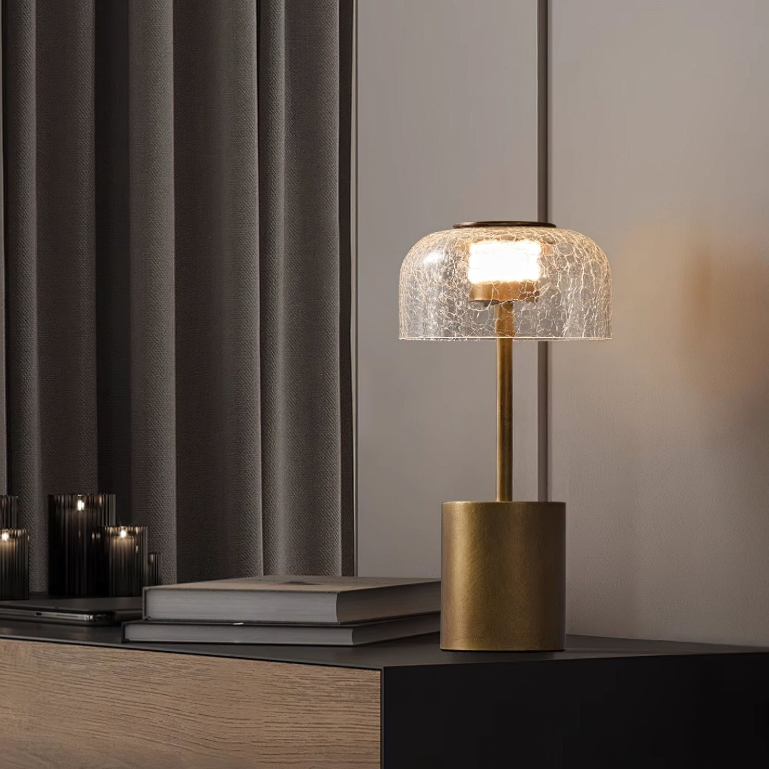 クラックル内蔵バッテリーテーブルランプ