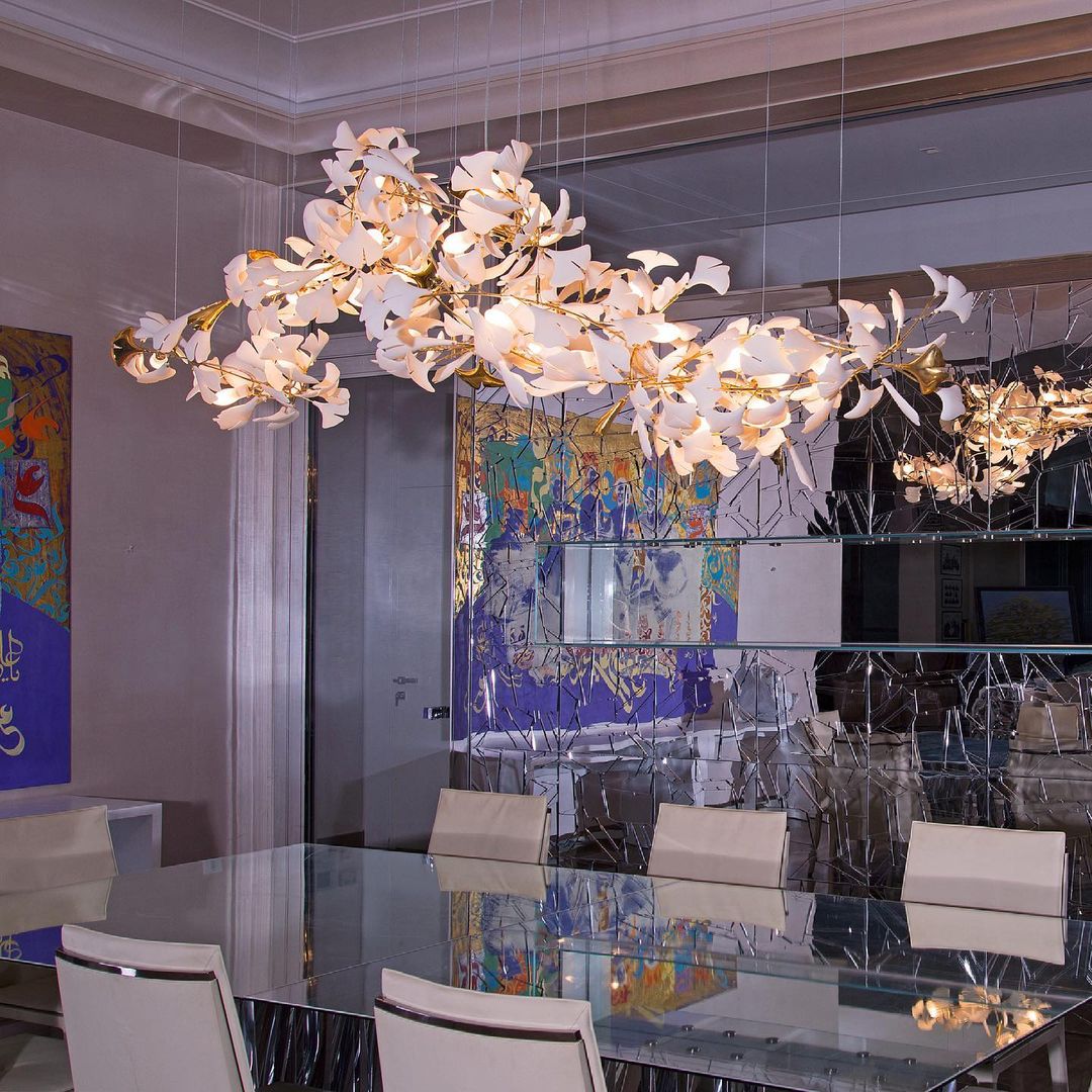 Gingko Chandelier F