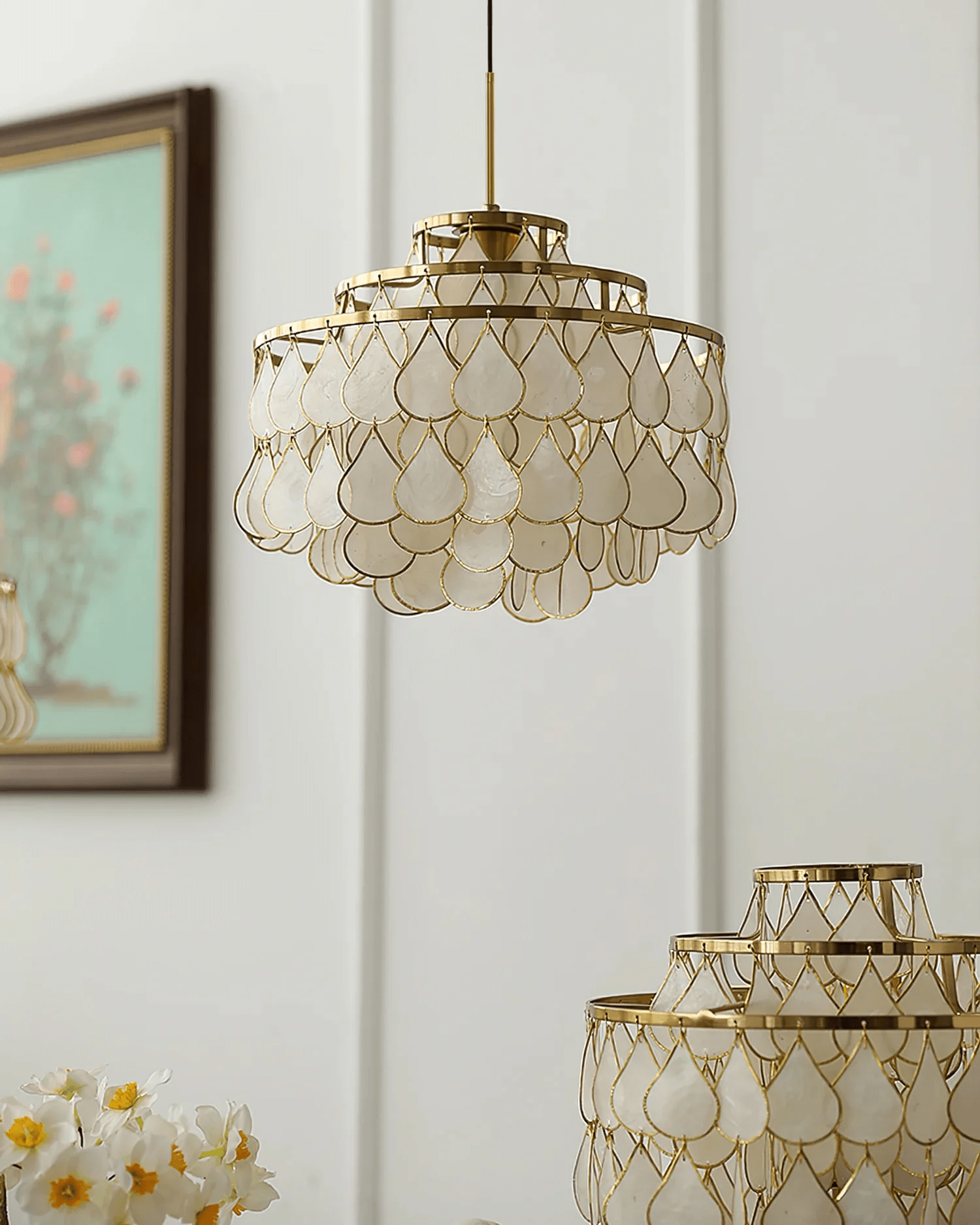 Abbington Shell Chandelier